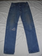 Wrangler 13MWZ Denim Jeans 34x36 Cowboy Cut Distressed (33x35) Grunge Re... - $10.30