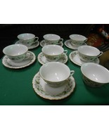  Beautiful JACKSON Cina &quot;Featherweight&quot;  Set of 7 CUPS &amp; SAUCERS &amp; 1 FRE... - £33.70 GBP