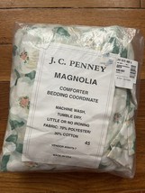 Vintage 1980s JC Penney Magnolia Queen Size Gathered Bedskirt Green Pink... - $547.72 MXN