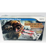 Nintendo Wii Cabela&#39;s Dangerous Hunts 2013 Limited Edition 2 Pack Game Set - $1,491.06 MXN
