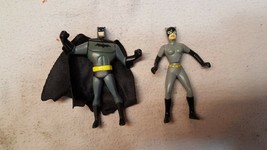 DC Comics Justice League Batman and Catwoman Action Figures 3.5&quot; Lot of 2 - £12.20 GBP