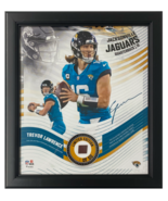 Trevor Lawrence Jaguars Framed 15&quot; x 17&quot; Game Used-Football Collage LE 1/50 - £212.74 GBP
