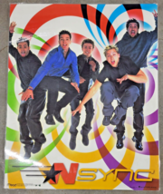 Y2K &#39;nsync Poster &quot;Burst&quot; Htf Boy Band By Mead &amp; Zeeks Inc Winterland Vtg Retro - £100.51 GBP