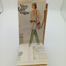 UNCUT Vintage Sewing PATTERN Vogue 7357, Very Easy Ladies 1980s Top Tunic - £22.07 GBP
