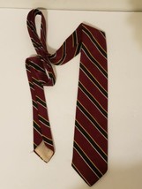 Princeton University Store Mens Neck Tie Rare Vintage Red Black Yellow W... - £35.93 GBP