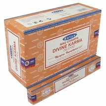 Satya Divine Karma Incense Sticks Export Quality Fragrance AGARBATTI 15x... - £16.28 GBP
