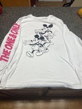 Disney T Shirt Mickey Mouse The True Original One And Only 1928 Long Sleeve Xl - £15.80 GBP