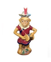 Vintage  Asian &quot;Mudman&quot; Shiwan Glazed Monkey &amp; Drum Pottery Collectible ... - £22.93 GBP