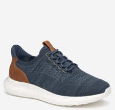 Johnston &amp; Murphy Navy Heathered Knit  Amherst 2.0 Knit Plain Toe (Width... - €84,13 EUR