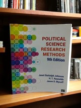 Political Science Research Methods by Johnson &amp; Reynolds 9th Edition Pre-owned  - £22.95 GBP