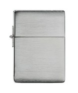 Zippo Windproof Lighter 1935 Replica w/o slashes Brushed Chrome - $89.81 CAD
