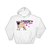 Cute Pug Puppy Photography : Gift Hoodie Valentines Day Funny Dog Pet Animal Gla - £28.30 GBP