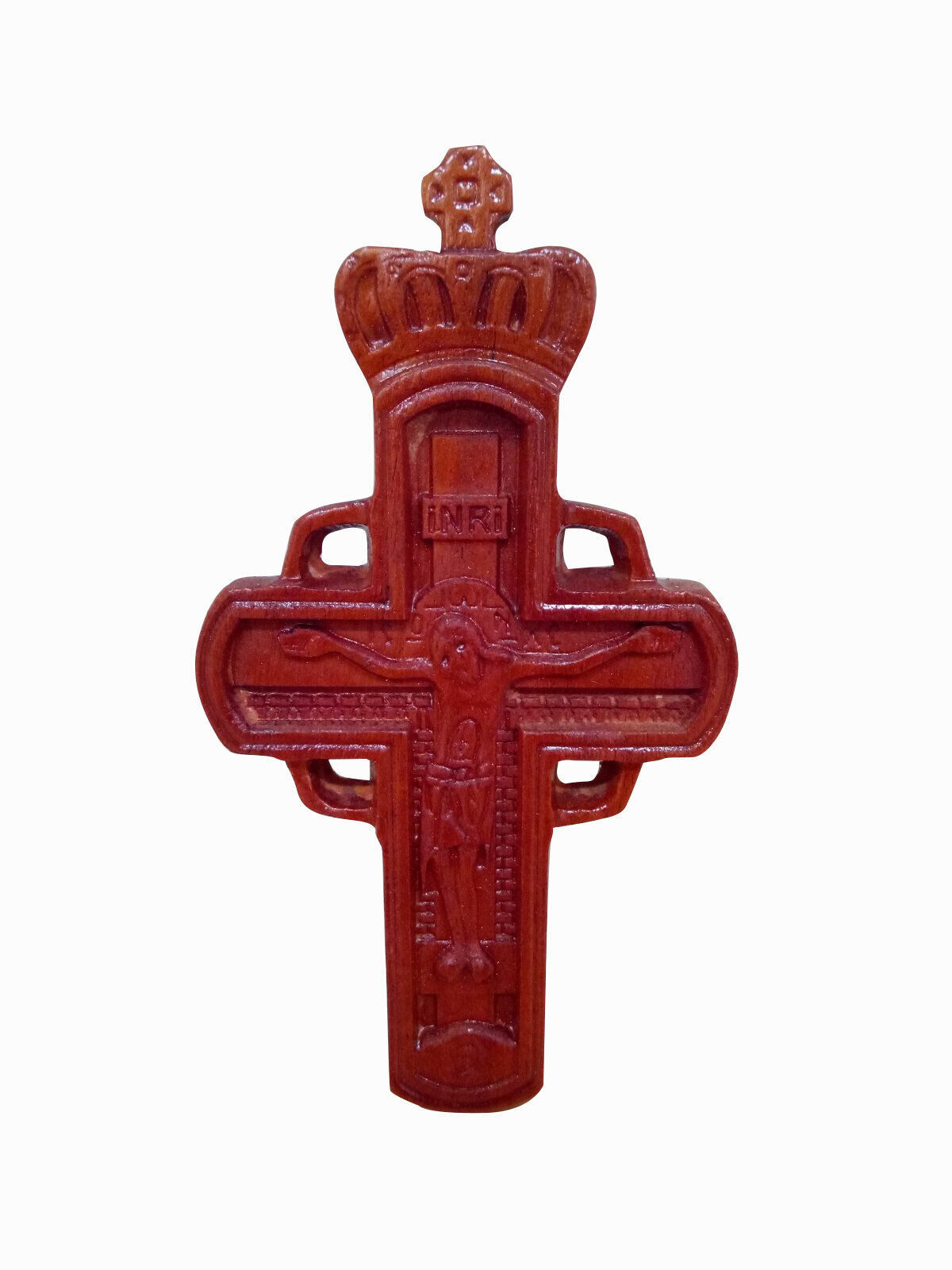 4.4&quot; Greek Orthodox Wooden Clergy Pectoral Cross - $14.89
