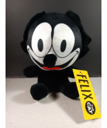 Felix The Cat Plush Cartoon 6&quot; Stuffed Animal Sitting Doll Dreamworks - $258.25 MXN