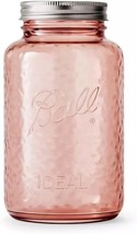 Ball 2166214 32 Oz Vintage Rose Colored Canning Jar with Lid (Open Box) - $142.40 MXN