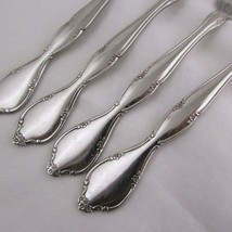 Set of 4 Oneida S.S.S. Stainless  Lakewood Tuxedo By ONEIDA 7 1/4&quot; Dinner forks - £19.49 GBP