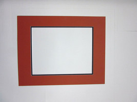 Picture Framing Mat 20x24 for 16x20 Cleveland Browns orange and brown colors - £16.51 GBP