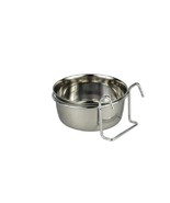 Stainless Steel Coop Cup - 30oz - Wire Hook Holder Cages Kennels Stainle... - £12.10 GBP