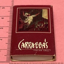 Vintage Matchbook Cover   Carrabba’s Italian Grill   gmg unstruck No matches - £9.77 GBP