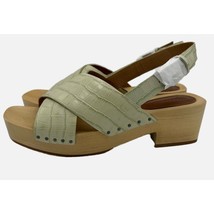 Madewell Farrah Slingback Clog Sandals Faded Seagrass Size 8.5 new with box - $37.62