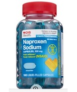 CVS Naproxen Sodium 220 Mg Caplets, Pa in Reliever/Fever Reducer (NSAID)... - $16.82