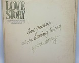 LOVE STORY Dialogue &amp; Music From Soundtrack Original 2LP Paramount 7000 ... - £3.91 GBP