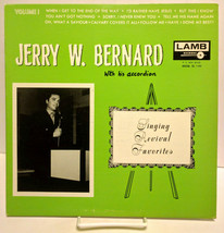 Jerry Bernard Revival Favorites Vol 1 vintage signed regional southern gospel LP - £31.47 GBP
