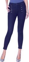 G by Giuliana G-Sculpt Pacific Wash Dark Indigo Skinny Ankle Jeans w/Buttons 8 - £46.76 GBP