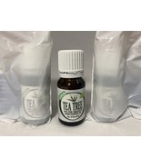  NEW SEALED HEALING SOLUTIONS PREMIUM TEA TREE OIL .33 OZ SET OF 3 BOTTLES - $19.80
