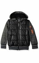 Urban Republic Black Hooded Bomber Jacket Coat,Various Sizes - £27.17 GBP