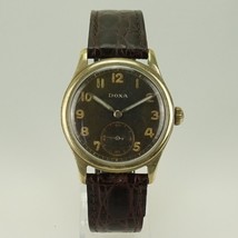 Extremely Rare DOXA Wehrmacht Cal. 12&#39;&#39;1 clock circa 1940 wristwatch men... - £561.44 GBP