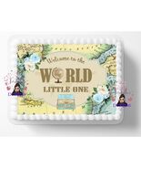 10" by 8" Welcome To The World Little One Baby Shower Adventure Begins T... - $17.47