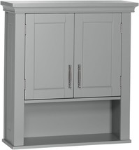 Set 1 Of Riverridge Somerset Two-Door Bathroom Storage, Gray Wall Cabine... - $73.98