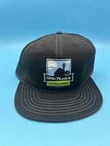 Pro Line Black Strapback Hat Cap Open Prairie Natural Angus Cattle Farm Hat - £24.69 GBP