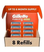 Gillette Fusion5 Power Razor Blade Refills 8 Count Lubrastrip Comfortabl... - €30,52 EUR