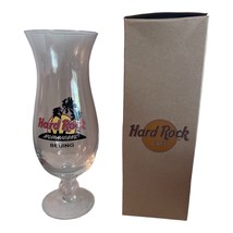 Hard Rock Cafe Hurricane Cocktail Drink Glass Beijing 9 in With Box - $15.83