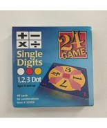 24 Game 48 Card Deck SINGLE DIGITS Colored DOT Cards, Math Facts Game NE... - £15.06 GBP