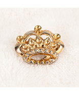 Vintage Gold Tone Crown Pin or Brooch - $20.79 CAD