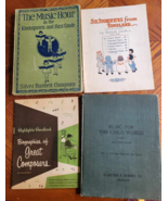 Lot of 4 Vintage Children&#39;s Piano and Vocal Sheet Music - £9.34 GBP