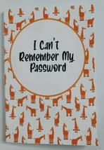 I Can&#39;t Remember My Password Giraffe Book Logbook Online Website Notes Tracker - $6.99