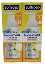 Softsoap Foaming Tablet Starter Kit-Lemon Fizz Scent Lot of 2 New - £11.47 GBP