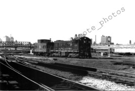 Erie &amp; Lackawanna EL 323 ALCO HH600 Chicago ILL 1966 Photo - $14.95