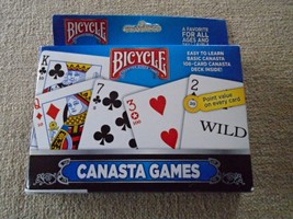 New in the Box Bicycle Canasta Games Cards 108 Cards – See Description - $10.95