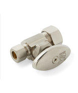 Monogram Brass MB211BN Water Supply Straight Stop Oval 5/8 X 3/8 - $27.71