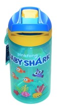 BABY SHARK Zak! No Leak BPA-Free 16 oz. Plastic Water Bottle Drink Container NWT - £8.60 GBP