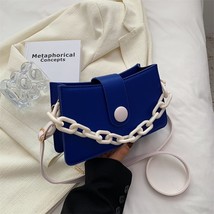 Candy Color Chain Cute Handbags Luxury Fashion Designer Small Leather Women&#39;s Ha - £29.58 GBP