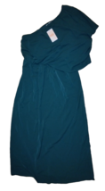 KIRUNDO Women&#39;s Green Ruffle One Shoulder Maxi Dress - Size: XL (16-18) - $17.43