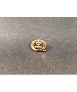 Vintage Gold Colored Fluer De Lis Tie Tack Pin 1/2&quot; Boy Scouts Q Council... - £11.98 GBP