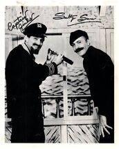 Captain Jinks &amp; Salty Sam Signed Black and White Photo Autograph - $88.82