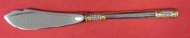 Aegean Weave Gold by Wallace Sterling Silver Master Butter Knife HH 7 3/8&quot; - £38.41 GBP